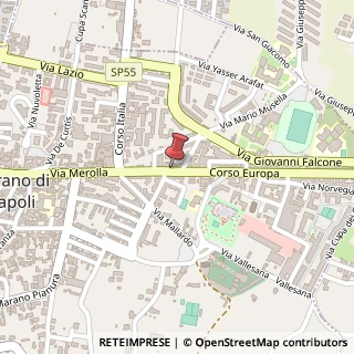 Mappa Corso Europa, 19, 80016 Marano di Napoli, Napoli (Campania)