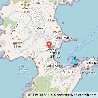 Mappa VIA SOPRA GIANCOS, 04027 Ponza LT, Italia (0.72)