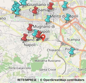 Mappa Bivio Mugnano a Capodimonte, 80145 Mugnano di Napoli NA, Italia (2.75889)