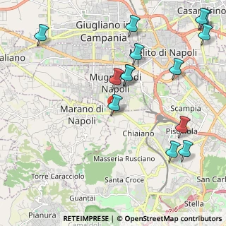 Mappa Bivio Mugnano a Capodimonte, 80145 Mugnano di Napoli NA, Italia (2.79786)