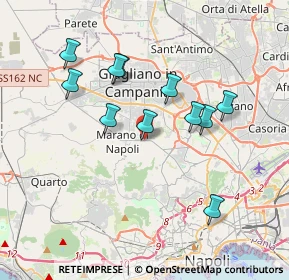 Mappa Via Santa Maria a Cubito, 80018 Mugnano di Napoli NA, Italia (3.62818)