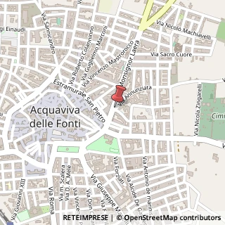 Mappa Via Annunziata,  6, 70021 Acquaviva delle Fonti, Bari (Puglia)