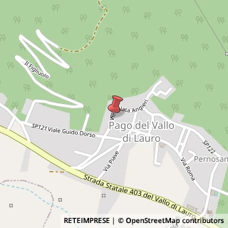 Mappa Via Calata Angieri, 83020 Pago del Vallo di Lauro AV, Italia, 83020 Lauro, Avellino (Campania)
