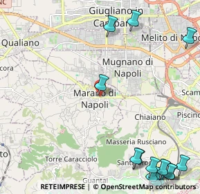 Mappa Via Vincenzo Merolla, 80016 Marano di Napoli NA, Italia (3.80188)