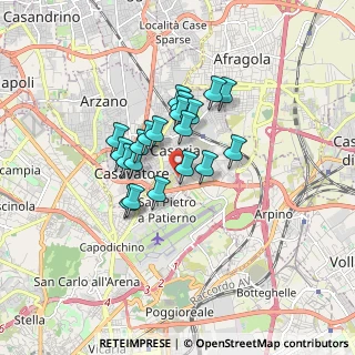 Mappa Via Ferdinando Russo, 80026 Casoria NA, Italia (1.304)