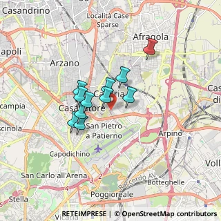 Mappa Via Ferdinando Russo, 80026 Casoria NA, Italia (1.28818)