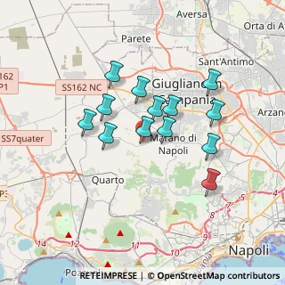Mappa Via Tommaso Campanella, 80016 Marano di Napoli NA, Italia (3.09231)