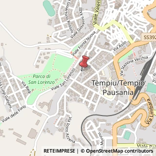 Mappa Via B. Demuro, 25, 07029 Tempio Pausania, Olbia-Tempio (Sardegna)