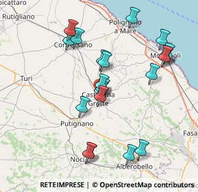 Mappa SP 120, 70013 Castellana Grotte BA, Italia (8.16)