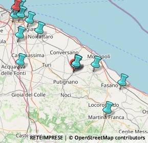 Mappa SP 120, 70013 Castellana Grotte BA, Italia (26.2545)