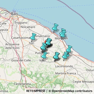 Mappa Via M. Centrone, 70013 Castellana Grotte BA, Italia (8.808)