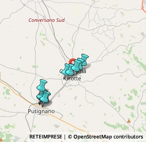 Mappa Via Tommaso Fiore, 70013 Castellana Grotte BA, Italia (3.31909)