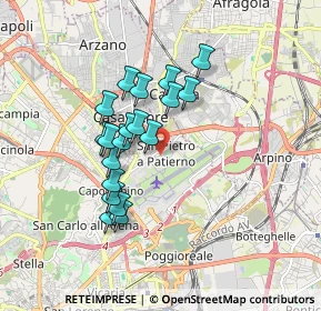 Mappa Via Francesco Aggello, 80144 Napoli NA, Italia (1.56105)