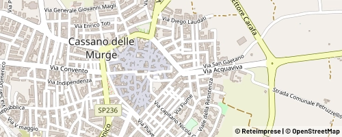 Mappa Cassano delle Murge
