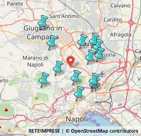 Mappa Via Salvatore Quasimodo, 80145 Napoli NA, Italia (3.31385)