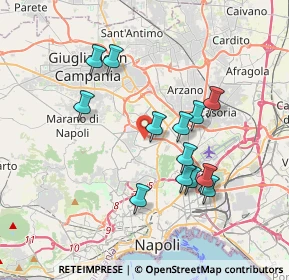 Mappa Via Salvatore Quasimodo, 80145 Napoli NA, Italia (3.59769)
