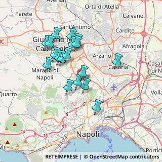 Mappa Via Salvatore Quasimodo, 80145 Napoli NA, Italia (3.38556)