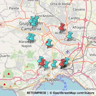 Mappa Via Salvatore Quasimodo, 80145 Napoli NA, Italia (4.16389)