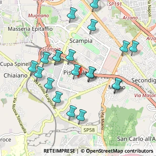 Mappa Via Salvatore Quasimodo, 80145 Napoli NA, Italia (1.094)