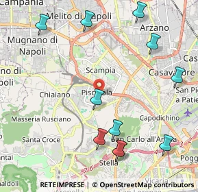 Mappa Via Salvatore Quasimodo, 80145 Napoli NA, Italia (2.73636)