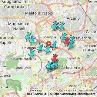 Mappa Via Salvatore Quasimodo, 80145 Napoli NA, Italia (1.7335)