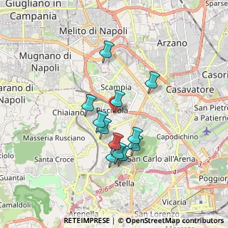 Mappa Via Salvatore Quasimodo, 80145 Napoli NA, Italia (1.5675)