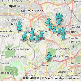 Mappa Via Salvatore Quasimodo, 80145 Napoli NA, Italia (2.0315)