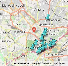 Mappa Via Monte Bianco, 80144 Napoli NA, Italia (2.173)