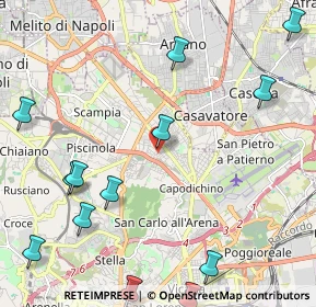 Mappa Via Monte Bianco, 80144 Napoli NA, Italia (3.12923)