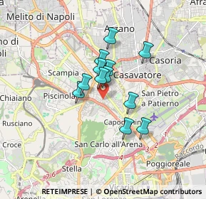Mappa Via Monte Bianco, 80144 Napoli NA, Italia (1.24833)