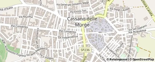 Mappa Cassano delle Murge