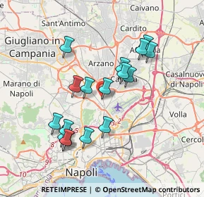 Mappa Via Andromeda, 80144 Napoli NA, Italia (3.65118)
