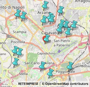 Mappa Via Andromeda, 80144 Napoli NA, Italia (2.48684)
