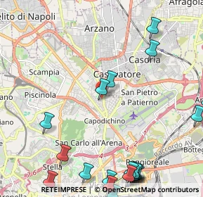 Mappa Via Andromeda, 80144 Napoli NA, Italia (3.363)