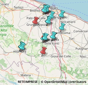 Mappa Piazza Aldo Moro, 70020 Cassano delle Murge BA, Italia (14.1035)