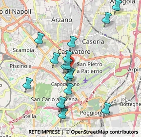 Mappa Via del Monte Faito, 80144 Napoli NA, Italia (1.99188)