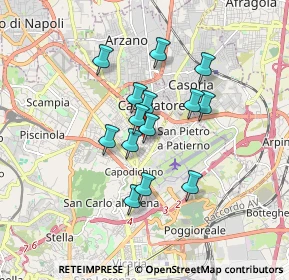 Mappa Via del Monte Faito, 80144 Napoli NA, Italia (1.41857)