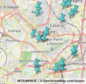 Mappa Via del Monte Faito, 80144 Napoli NA, Italia (2.63056)