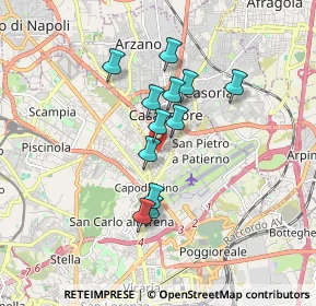 Mappa Traversa Monte Faito, 80144 Napoli NA, Italia (1.45667)