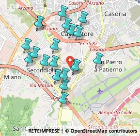 Mappa Via del Monte Faito, 80144 Napoli NA, Italia (0.934)