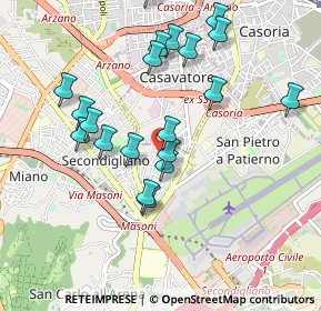Mappa Via del Monte Faito, 80144 Napoli NA, Italia (1.023)