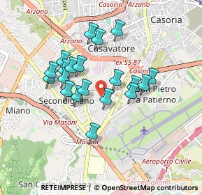 Mappa Traversa Monte Faito, 80144 Napoli NA, Italia (0.802)