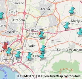 Mappa Via degli Aranci, 80013 Casalnuovo di Napoli NA, Italia (5.89182)