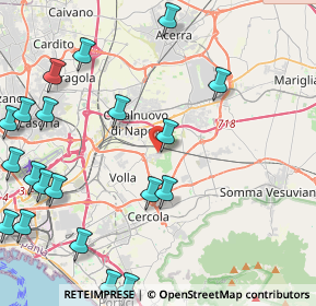 Mappa Via degli Aranci, 80013 Casalnuovo di Napoli NA, Italia (6.237)