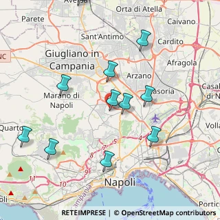 Mappa Via Carlo Levi, 80145 Napoli NA, Italia (4.54909)