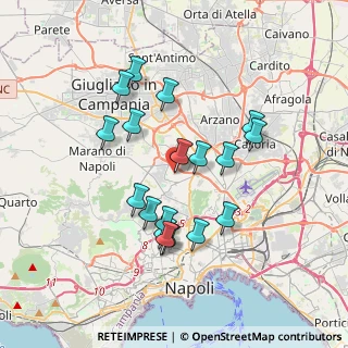 Mappa Via Carlo Levi, 80145 Napoli NA, Italia (3.54778)