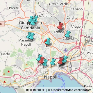 Mappa Via Carlo Levi, 80145 Napoli NA, Italia (4.16556)