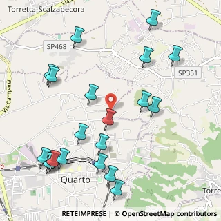 Mappa Via Vicinale Perreca, 80010 Quarto NA, Italia (1.3615)