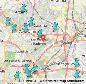 Mappa Strada Vicinale Quattrocalli, 80144 Napoli NA, Italia (3.10231)