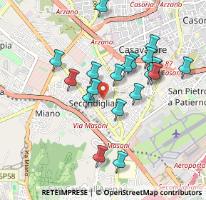 Mappa Viale delle Galassie, 80144 Napoli NA, Italia (0.9165)